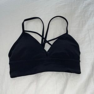 Black lululemon sports bra